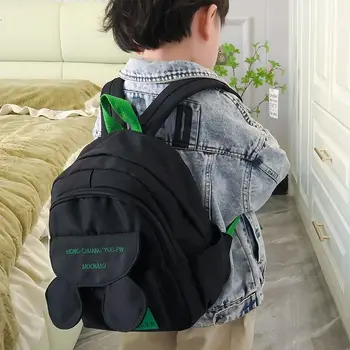 MINISO 2024, новый школьный рюкзак для детского сада с мультяшным Микки, милый детский рюкзак для путешествий, легкий